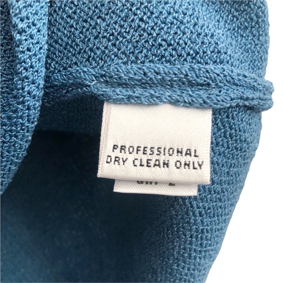 St. John Steel Blue Tank L EUC - Picture 5 of 6